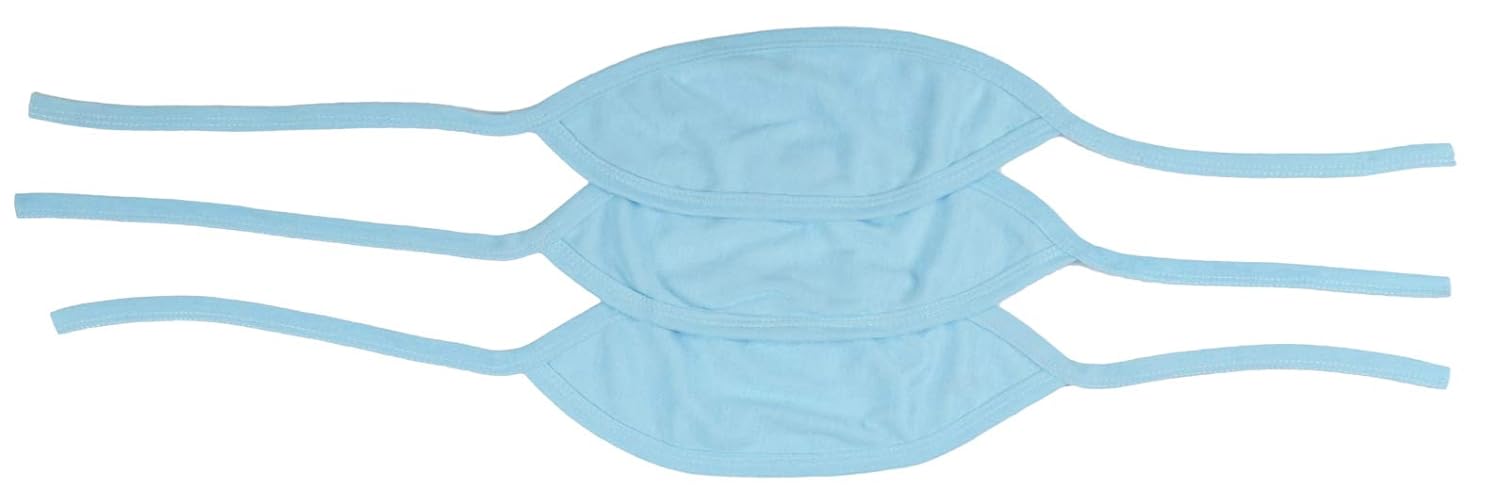 ToBeInStyle Babies' 3 Pack Comfortable Newborn Baby Belly Binder - Blue - One Size : Baby