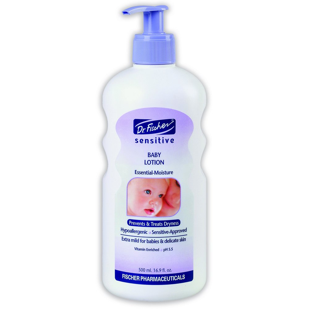 Dr. Fischer Sensitive Skin Baby Lotion, Natural And Calming For Newborns, Babies And Toddlers