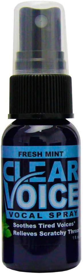 Clear Voice Oral Throat Spray – Fresh Mint, 1 fl oz