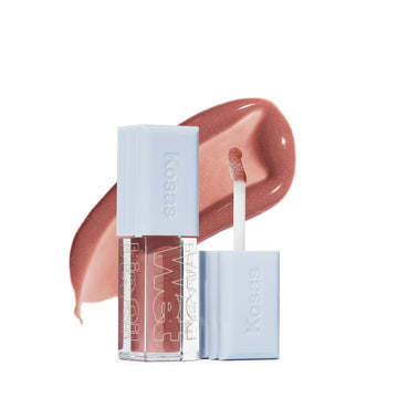 Kosas Wet Lip Oil Gloss - Hydrating Lip Plumping Treatment With Hyaluronic Acid & Peptides, Non-Sticky Finish (Jellyfish)