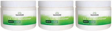 Swanson Lo Han Sweetener Made From Monk Fruit - Calorie And Sugar Free 7 Oz Pwdr 3 Pack