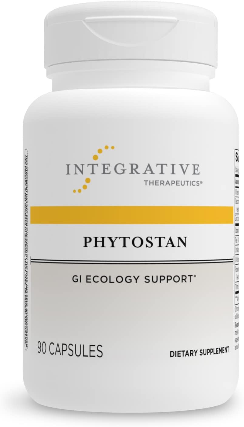 Integrative Therapeutics Phytostan - Gastrointestinal Ecology Support - With Caprylic Acid, Pau D'Arco And Undecylenic Acid - Gluten Free - Dairy Free - 90 Capsules