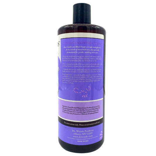 Dr. Woods Pure Lavender Liquid Castile Soap, 32 Ounce