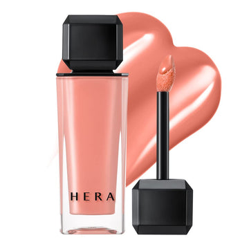 Hera Sensual Nude Gloss Jennie Picked Korean Makeup Lipstick For Smooth & Voluptuous Fuller-Looking Lips By Amorepacific 5G - No Hustle (432)