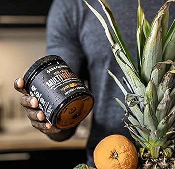 Multivitamin Powder - Keto Drink Mix for Men Women BCAA Amino Acids Won’t Upset Your Stomach - Keto Vegan Multivitamin with Electrolytes Super B Complex Digestive Enzyme (Orange Burst) : Health & Household