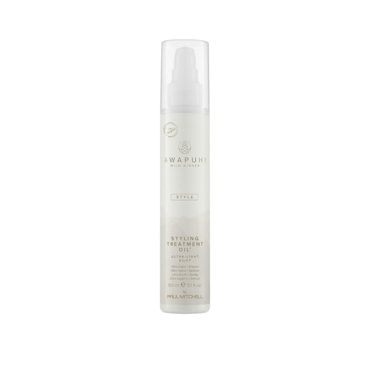 Awapuhi Wild Ginger By Paul Mitchell Styling Treatment Oil, Dry-Touch, Leave-In Formula, For All Hair Types