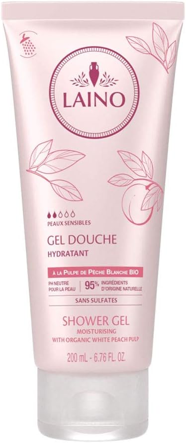 Laino Gentle Summer Moisturising Shower Gel With White Peach Pulp 200Ml