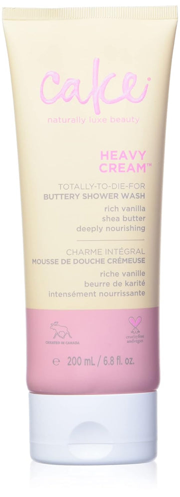 Cake Beauty Heavy Cream Buttery Shower Wash (Froth), 7 Ounce