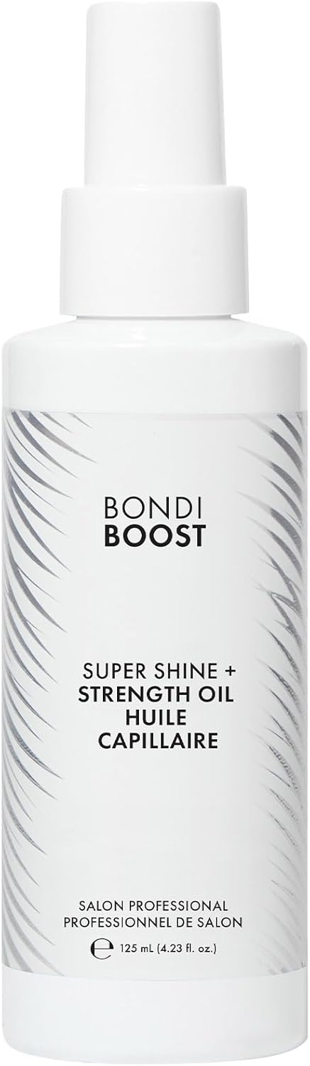 Bondiboost Anti-Frizz Super Shine & Strength Oil - Silicone-Free Formula With Argan, Jojoba & Coconut Oils For Strengthening, Treating & Adding Glossy Shine - Vegan & Cruelty-Free, 100Ml