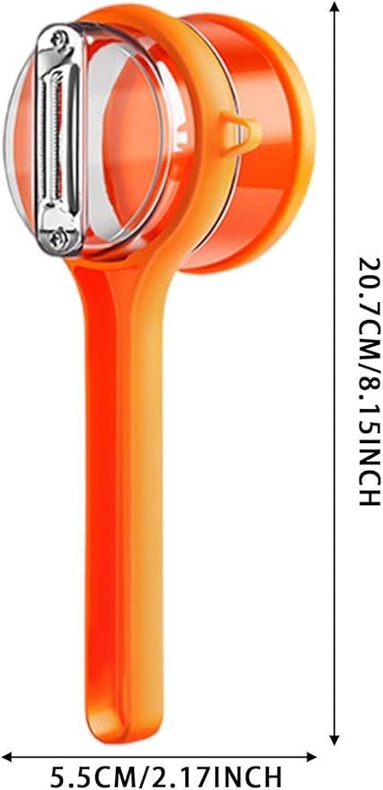 Multifunctional Vegetable Peeler with Container – Double-Sided Stainless Steel Peeler for Fruits & Vegetables | Kitchen Gadget for Potatoes, Carrots & More