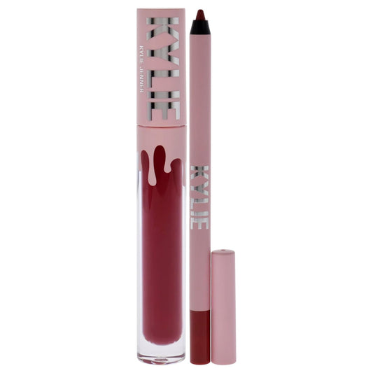 Kylie Cosmetics Matte Lip Kit - 103 Better Not Pout For Women - 2 Pc 0.10 Oz Matte Liquid Lipstick, 0.03 Oz Lip Liner