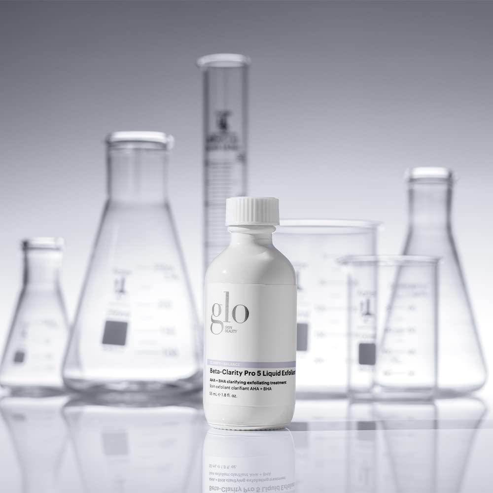 Glo Skin Beauty Beta-Clarity Pro 5 Liquid Exfoliant, Travel Size - Aha + Bha Clarifying And Balancing Chemical Exfoliant Treatment : Beauty & Personal Care