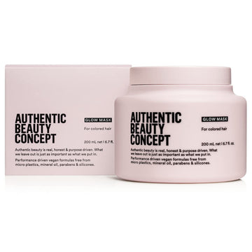 Authentic Beauty Concept Glow Mask | Color Treated Hair| Improves Softness And Shine | Vegan & Cruelty-Free | Silicone-Free