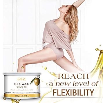 Gigi Olive Oil Flex Wax Hair Removal Wax, 13 Oz