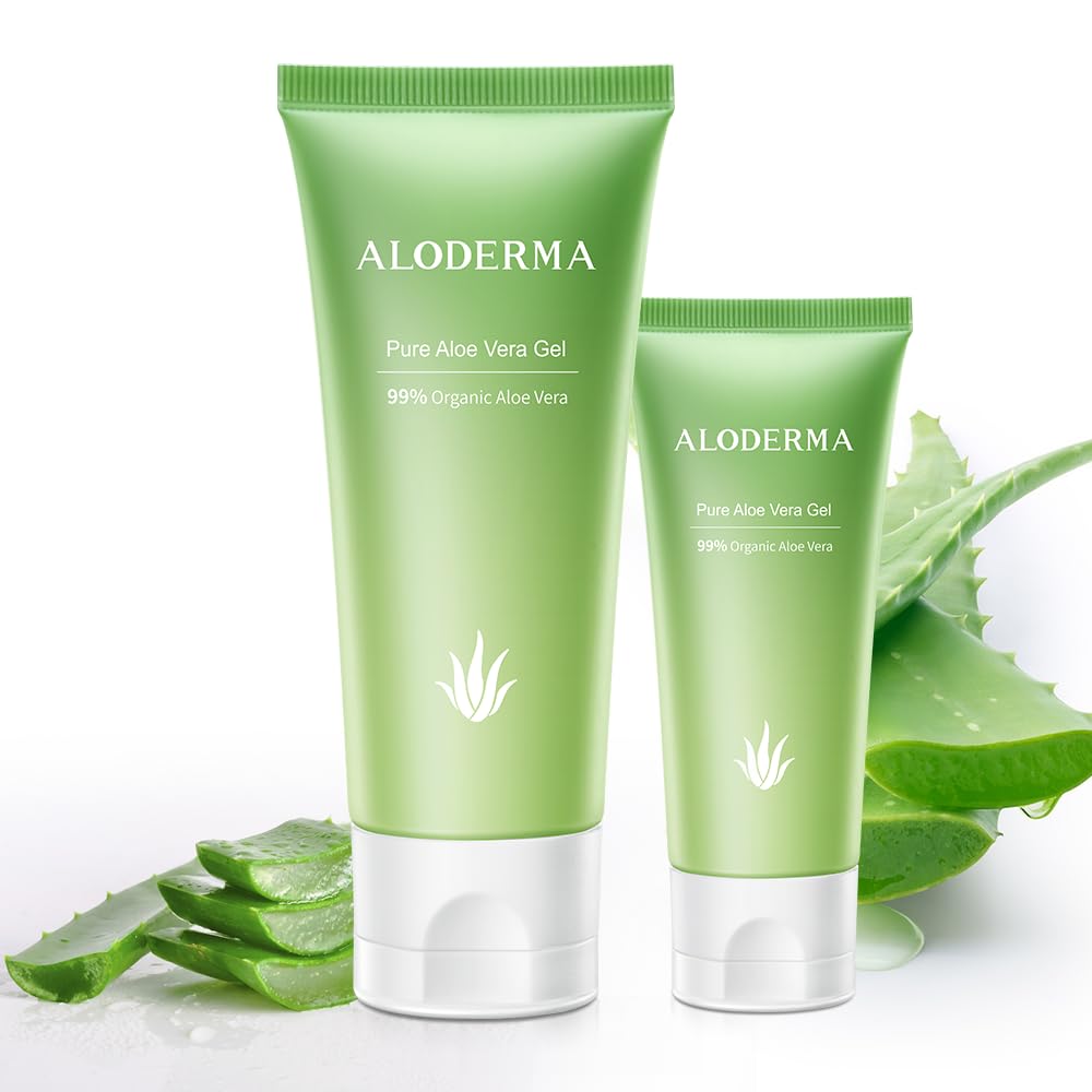 All Purpose Aloe Vera Gels Set - 2 Pieces - 114g Aloe Vera Gel & 45g Aloe Vera Gel Travel Size