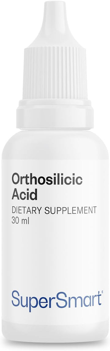 Supersmart - Orthosilicic Acid (Advanced Formula) - Silicon Supplement - With Msm, Choline, Carnitine, Boron, Minerals | Non-Gmo & Gluten Free - 30 Ml