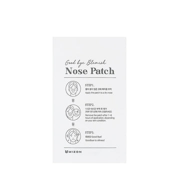 Mizon Korean Nose Patch Blackhead Remover Patch For Pores Pimples Zits Oil And Acne(10Ea)
