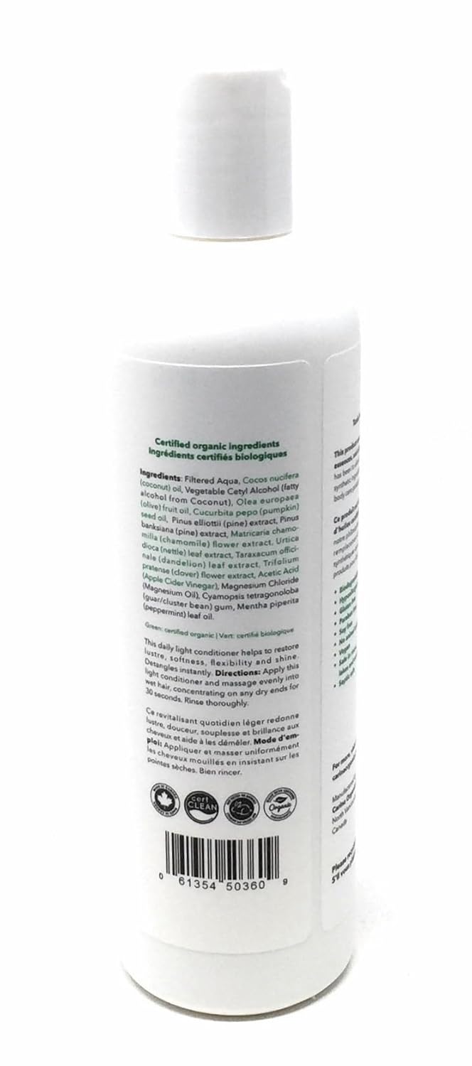 Carina Organics Peppermint Daily Light Conditioner, 360 Ml : Beauty & Personal Care