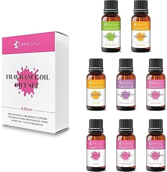 8 Piece 10ml Floral Fragrance Oil Gift Set1 : Amazon.co.uk: Health & Personal Care