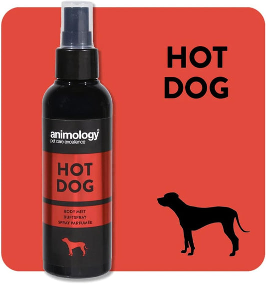 Animology Hot Dog Fragrance - Perfume Spray For Dogs - A Fragrance Mist With Long Lasting Notes Of Pomegranate And Pink Peppercorn - Vegan Friendly - 150 Ml