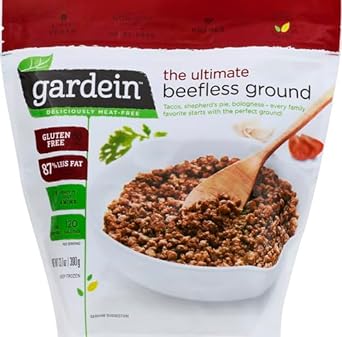 Gardein Gluten-Free Plant-Based Ground Be'f Crumbles, Vegan, Frozen, 13.7 oz