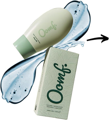 Quanna Oomf - All Natural Water Based Personal Moisturiser & Ph Balanced Infused With Hemp And Prebiotics, Non Sticky (50Ml)