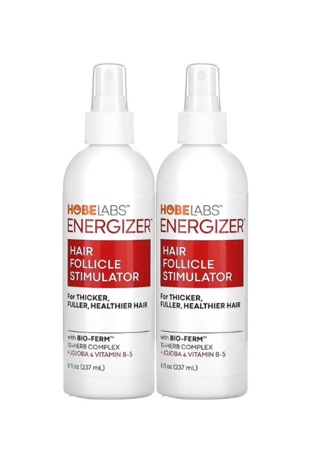 Hobe Labs Energizer Hair Follicle Stimulator With Jojoba And Vitamin B-5 For Thicker, Fuller Hair, 8 Oz