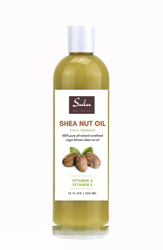 SULU ORGANICS 100% Pure Cold Pressed Unrefined Shea Nut Oil -4 lbs/64 fluid ounces : Beauty & Personal Care