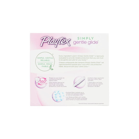 Playtex Gentle Glide Deodorizing Super Plus Tampons, 36 ct : Health & Household