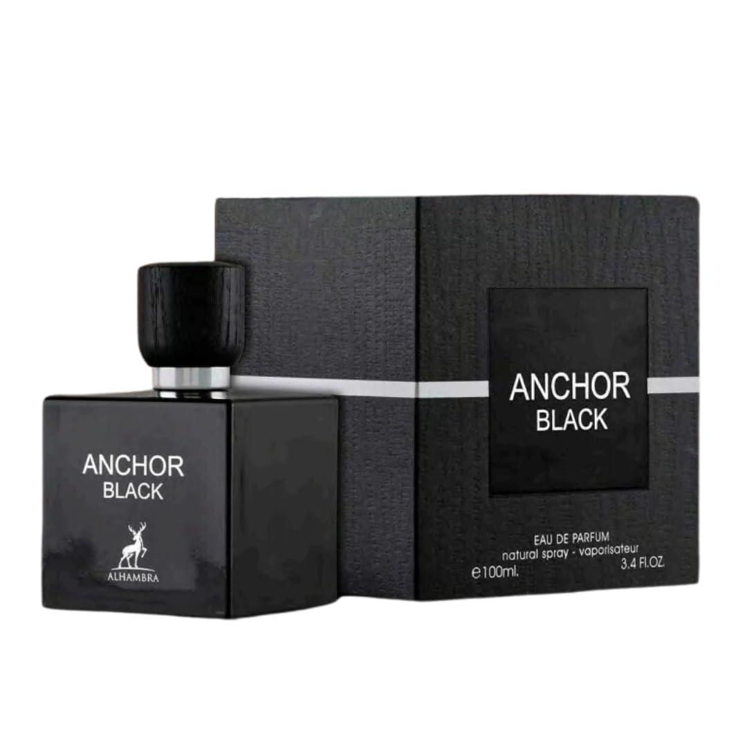 Maison Alhambra Anchor Black Eau De Parfum Spray For Men, 3.4 Ounce