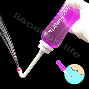 Portable Hand-held Vulva and Anus Cleaner and Personal Health Vaginal Washing Container, Travel Urinal Spray Scrubber for Personal Hygiene (PG 2INQ 450ML)