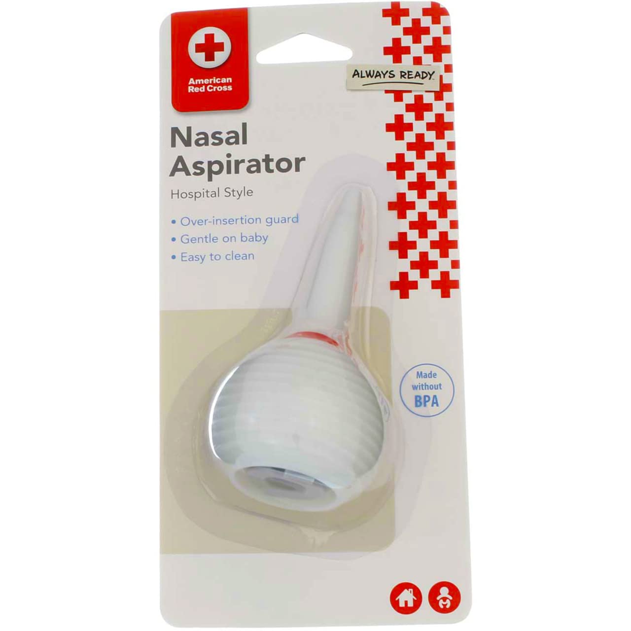 The First Years American Red Cross Hospital Style Nasal Aspirator - 2 pk : Baby