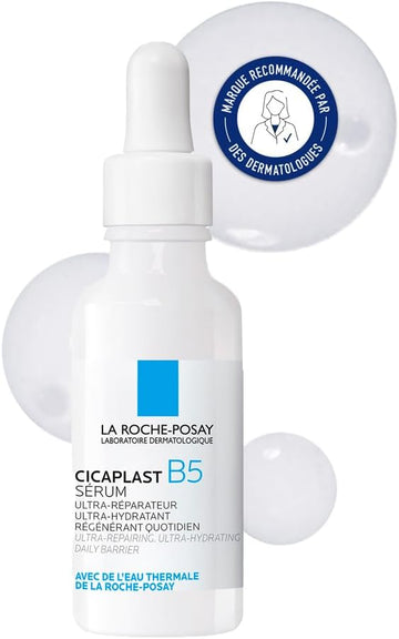 La Roche-Posay Cicaplast B5 Hydrating Face Serum, Repairing Daily Skin Barrier For Dehydrated Skin 30Ml
