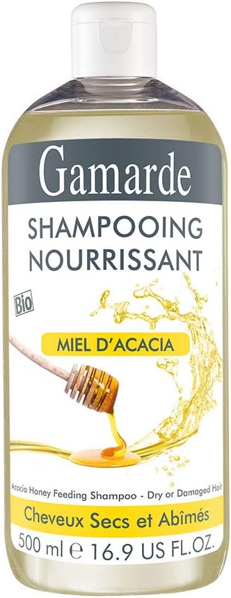 Gamarde Organic Acacia Honey Feeling Shampoo Dry Or Damaged Hair 500Ml