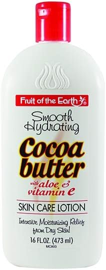 Fruit Of The Earth Bogo Lotion Cocoa Butter With Aloe & Vitamin-E 16 Ounce (473Ml) (3 Pack)