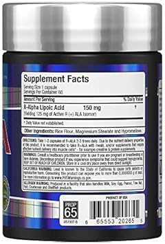 ALLMAX Nutrition R+ALA, 60 Capsules : Health & Household