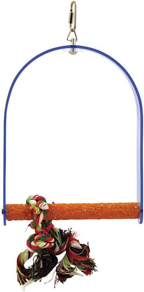 Nail Trimming Arch Swing Parrot Perch - Large