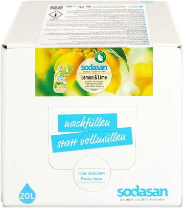 Sodasan Washing-Up Liquid Lemon 20L Cleaning