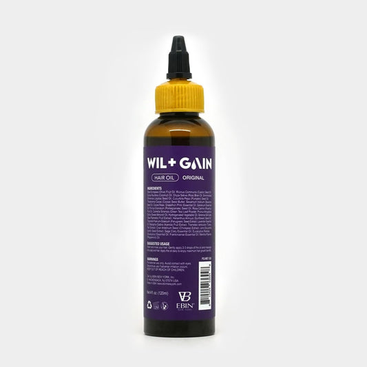 Ebin New York - Max Strength Growth Oil Original - Unisex - 2.03Oz (60Ml) - Revitalizing Daily Hair Oil With Biotin And Natural Extracts For Thicker Growth, Moisture Retention And Scalp Wellness