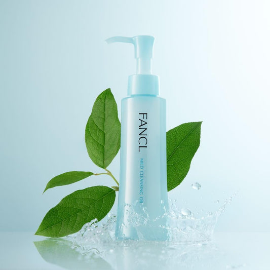 Fancl Mild Cleansing Oil, Japanese Facial Cleansing Oil, Makeup Remover, 100% Preservative Free, Clean Skincare For Sensitive Skin [Us Package]
