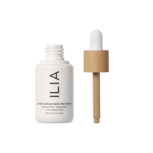Ilia - Super Serum Skin Tint Spf 40 | Non-Comedogenic, Vegan, Lightweight To Help Against Blue Light, + Pollution While Hydrating, Smoothing, + Refining (Kokkini St12, 1 Fl Oz | 30 Ml)
