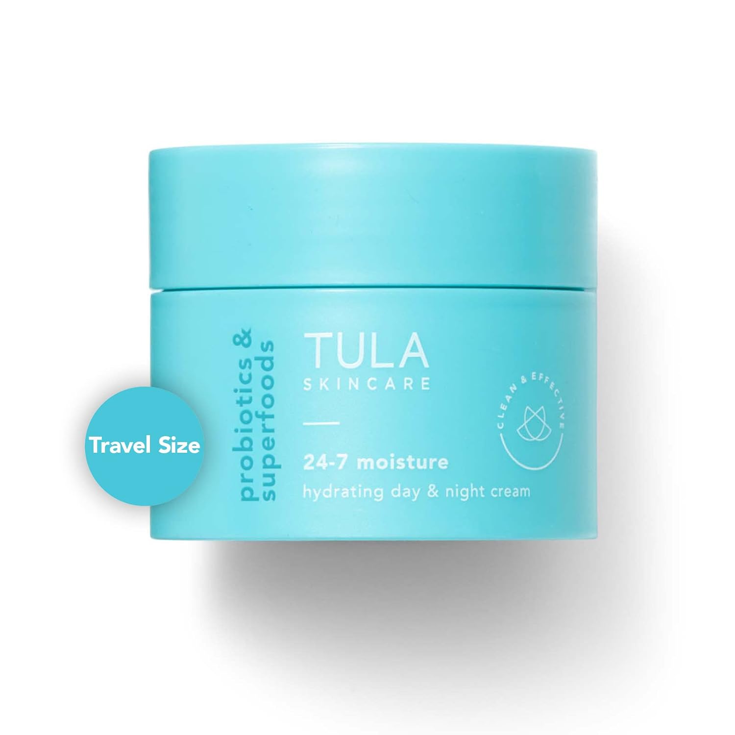 Tula Skin Care 24-7 Moisture Hydrating Day And Night Cream - Travel-Size, Ultra Nourishing Moisturizer For Face, Soothes Skin, Maintain Skin Balance & Improve Skin Smoothness, 0.5 Oz