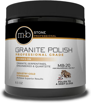 MB Stone Care - MB-20 Granite Polish (8.5 oz. Jar) : Health & Household