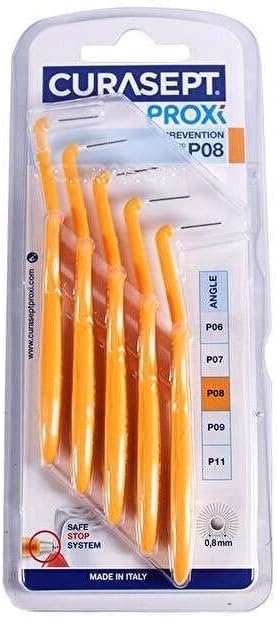 Curasept Proxi - Angle Prevention P08 Scovolino Interdentale, 5 Scovolini