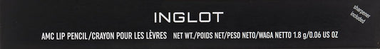Inglot Amc Lip Pencil Matte – Long-Lasting | Matte Lip Liner For Precise | High-Pigment | Creamy Texture For Easy Application And Intense Matte Finish | 1.8 G | 17