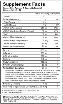 G Fuel Sour PewDiePie Energy Powder, 9.8 oz (40 servings), Pack of 1 : Health & Household