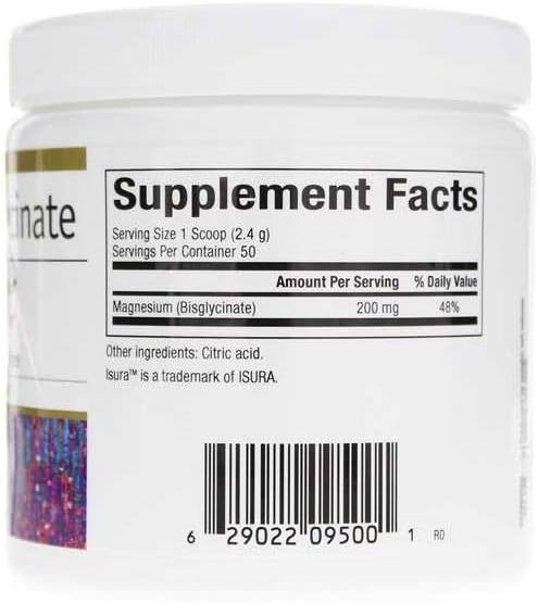 Bioclinic Naturals - Magnesium Bisglycinate · 200 Mg 4.2 Oz. Powder