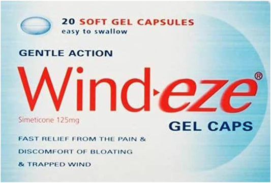 Wind-Eze Gel Caps 20'S