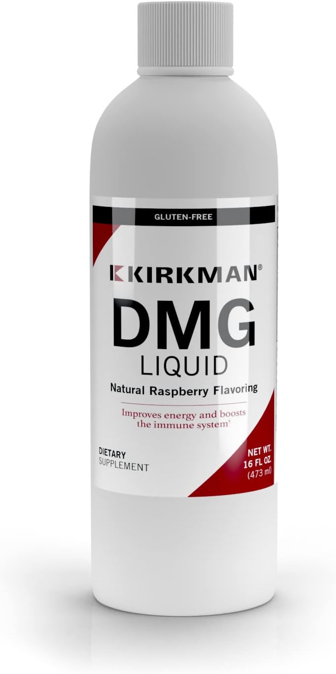 Kirkman ? DMG (Dimethylglycine) Liquid ?? 480 ml?16 oz Liquid ?? Free of Common allergens ?? Gluten?Casein Free ?? Tested for More Than 950 Environmental Contaminants