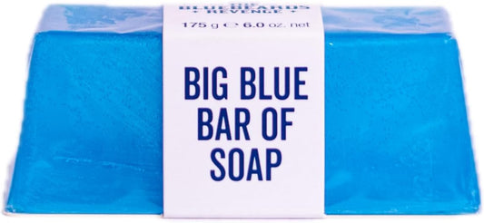 The Bluebeards Revenge Big Blue Men'S Soap Bar, Mens Moisturising Hand And Face Soap Bar For Men175G 2 Pack